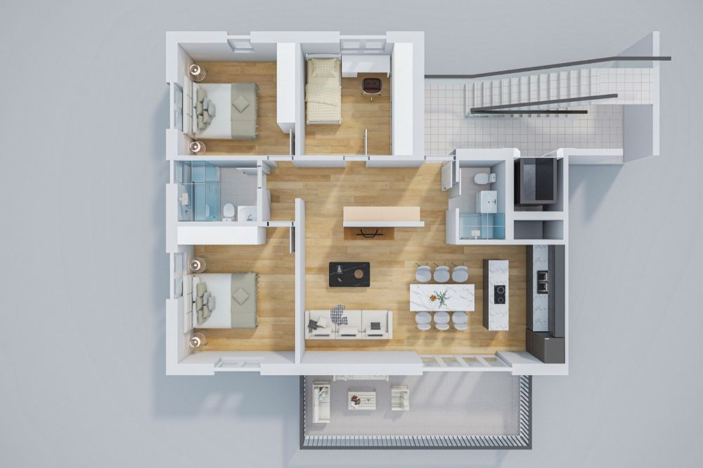 3.5-Zimmer-Wohnung mit Balkon im Minergie-P-Neubau Laufental40 -  Bild 9