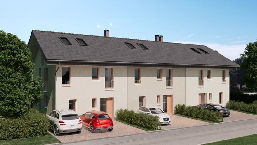 Maison mitoyenne neuve de 5.5 pièces à Marsens - Lot C - permis de construire en -  Bild 2
