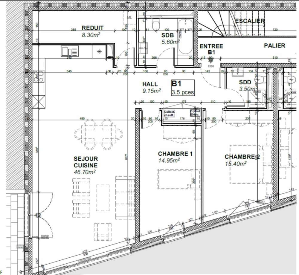 Spacieux 3.5 pièces NEUF orienté sud-ouest avec terrasse - Découvrez-le en immersion 3D ! - Bild 2