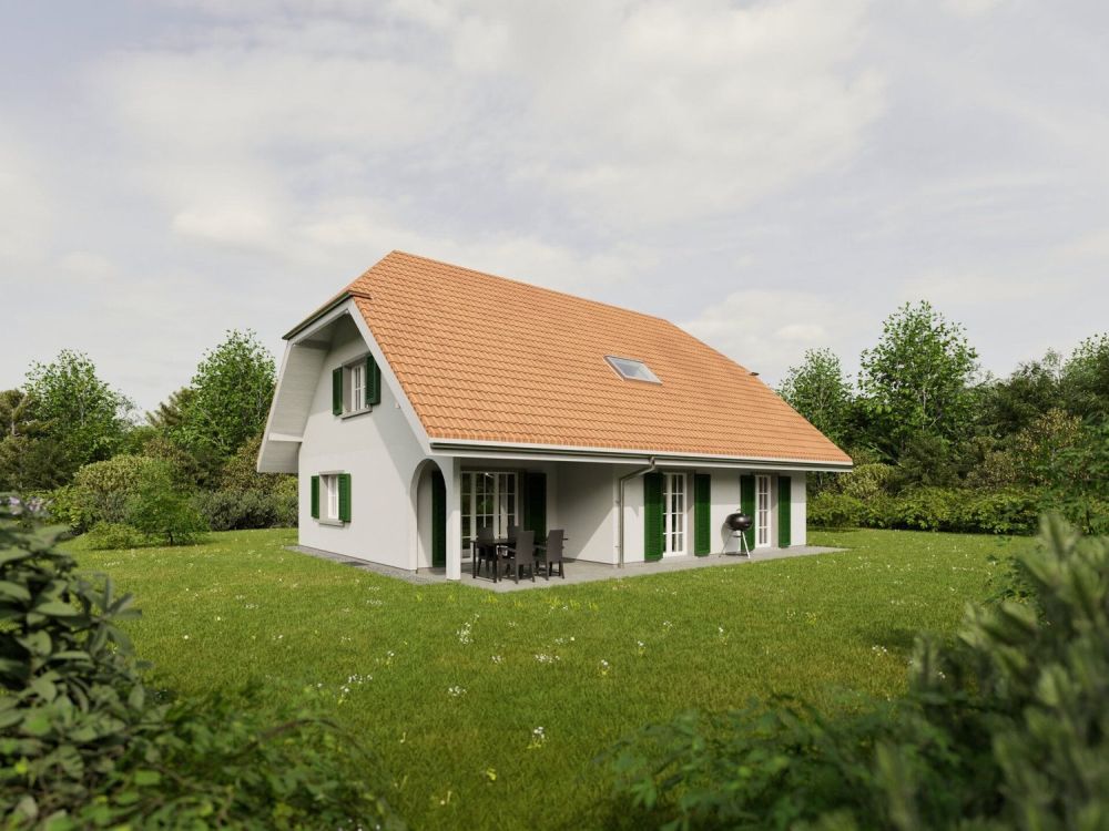 5.5-Zimmer-Einfamilienhaus, Neubau 2027, grosser Garten, Limpach -  Bild 1