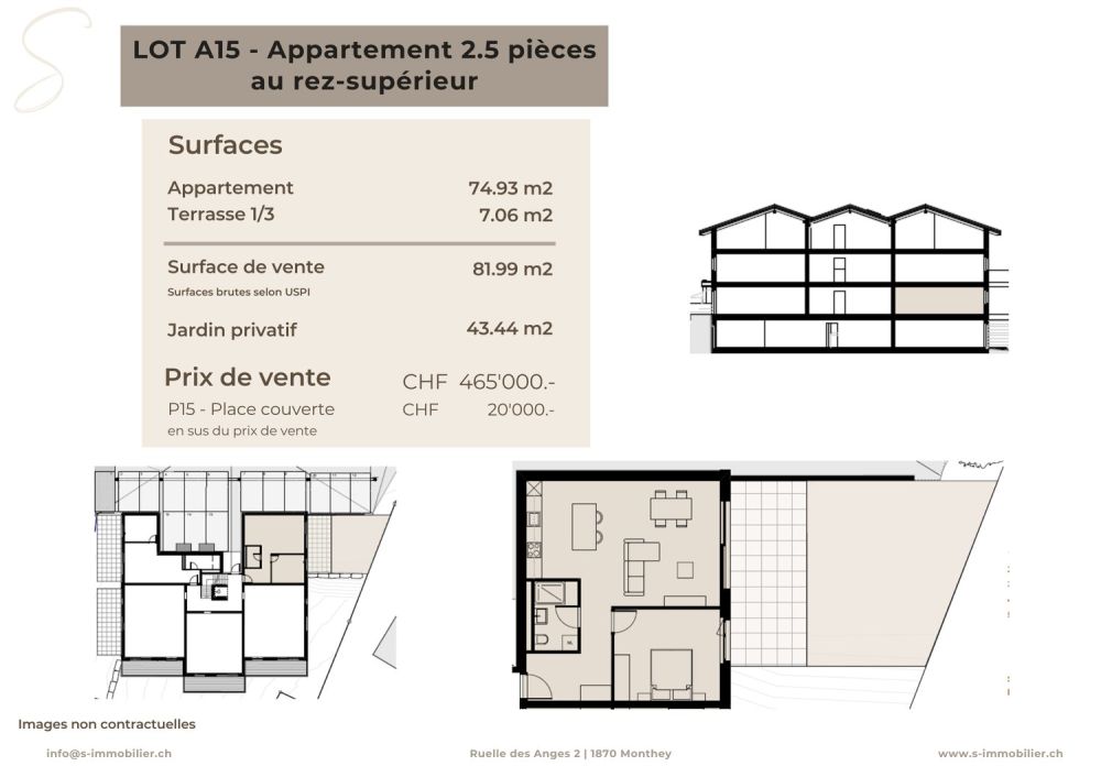 Nouvelle construction à Chamoson - Lot A15 -  Bild 2
