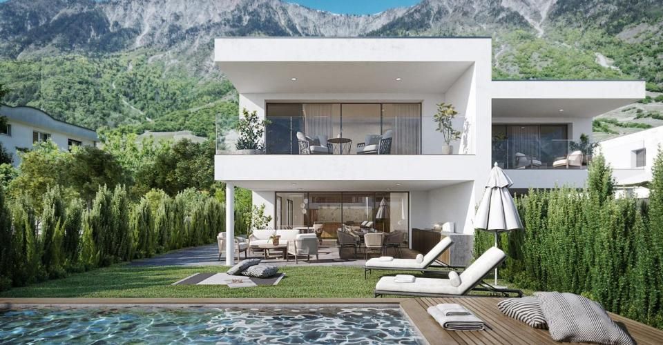 LES MAS DE FULLY - PLUS QUE 2 VILLAS DISPONIBLES ! - Maison jumelée 5.5 pièces - image - 2