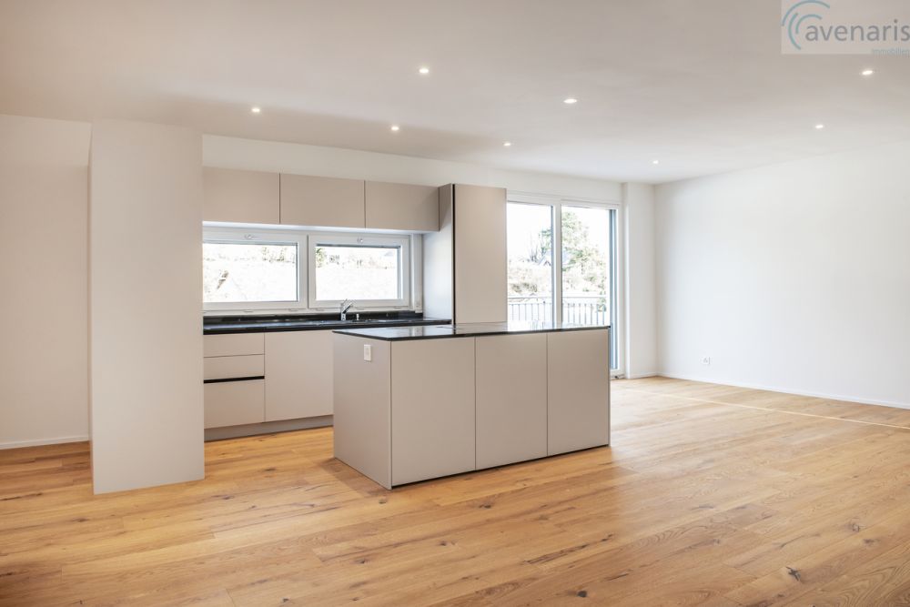 Neubau: Ein Doppeleinfamilienhaus ist noch frei - Wohn-Essbereich