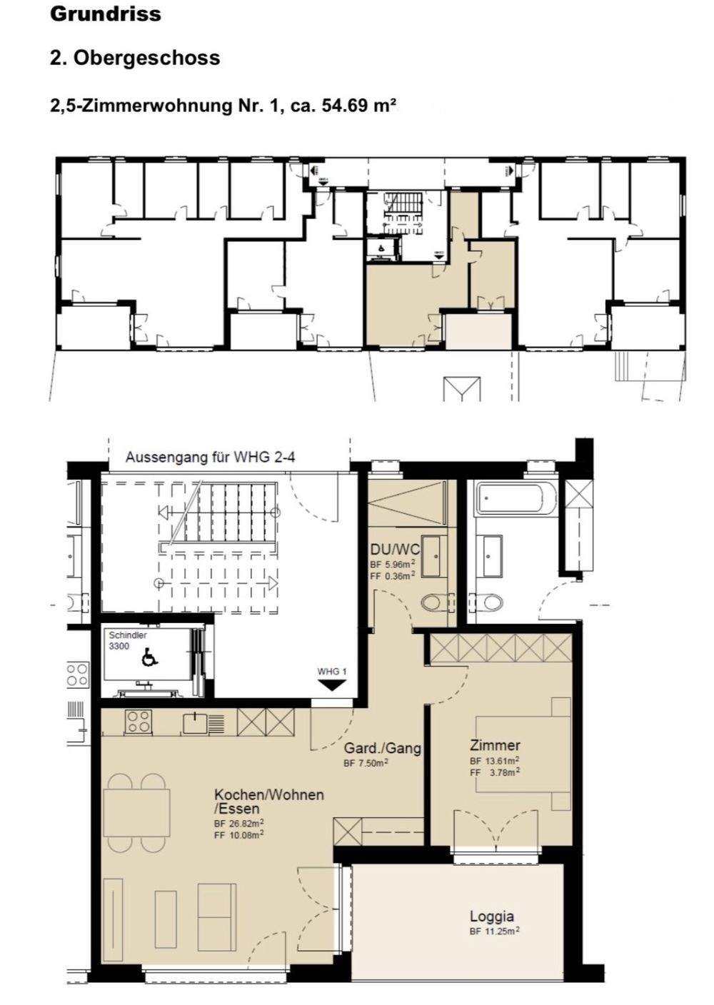 Moderne 2.5-Zimmer-Wohnung in Buchs ZH – Neubau 2024 -  Bild 7