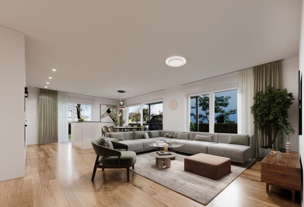 3.5-Zimmer-Gartenwohnung mit Sitzplatz in Münsingen kaufen - Bild 3