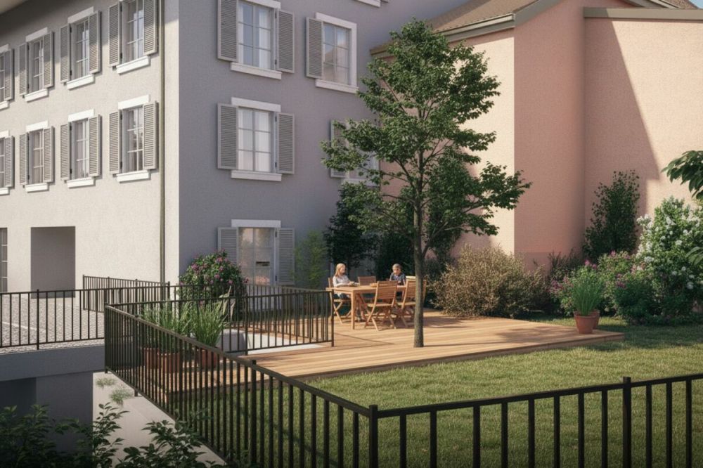 La Sarraz, appartement neuf 2.5 pièces, 75 m2 au rez avec jardin - Bild 7