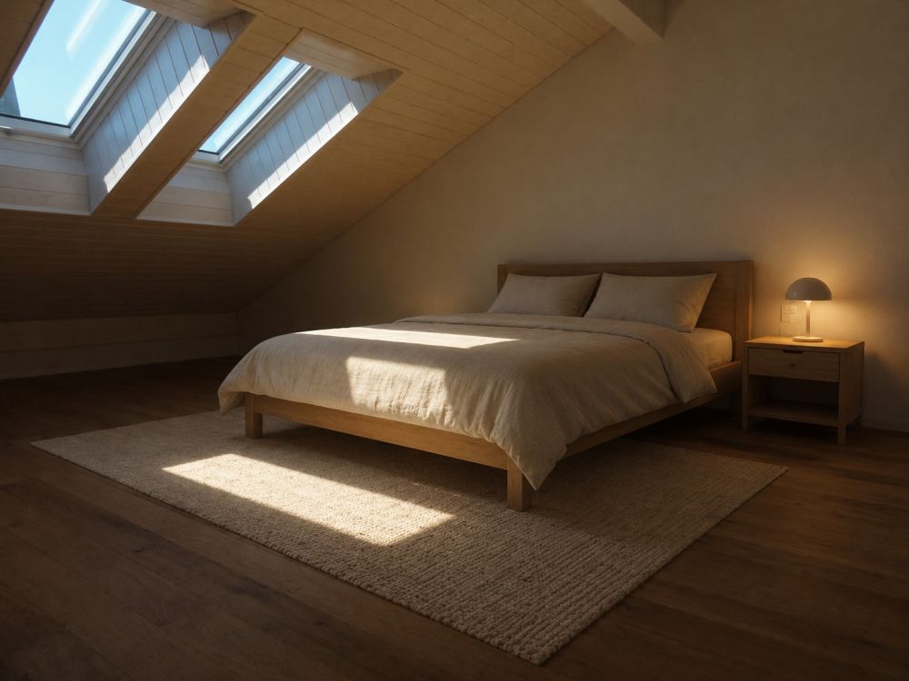 Attique dans les combles de 5,5, Minergie, terrasse de 33 m2 -  Bild 4