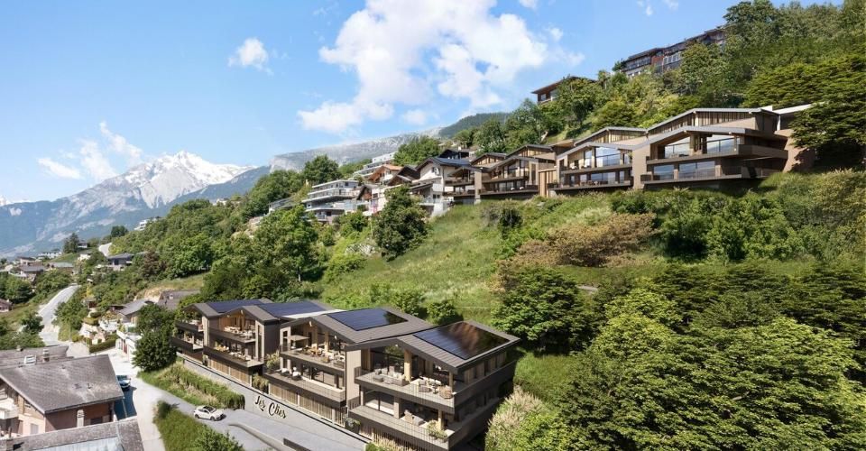 SAVIESE, splendide 4,5 pièces Vue imprenable à 180° - vaste terrasse - Appartement 4.5 pièces - image - 2
