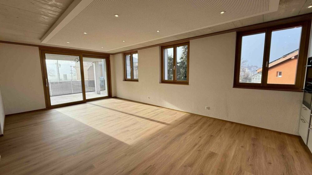 Neubau "Bahnhof" in Hauptwil - Wohn-Esszimmer