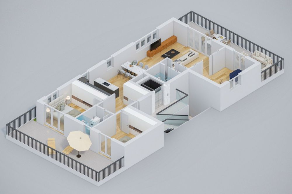 4.5-Zimmer-Attikawohnung mit Dachterrasse im Minergie-P-Neubau Laufental 40 -  Bild 8