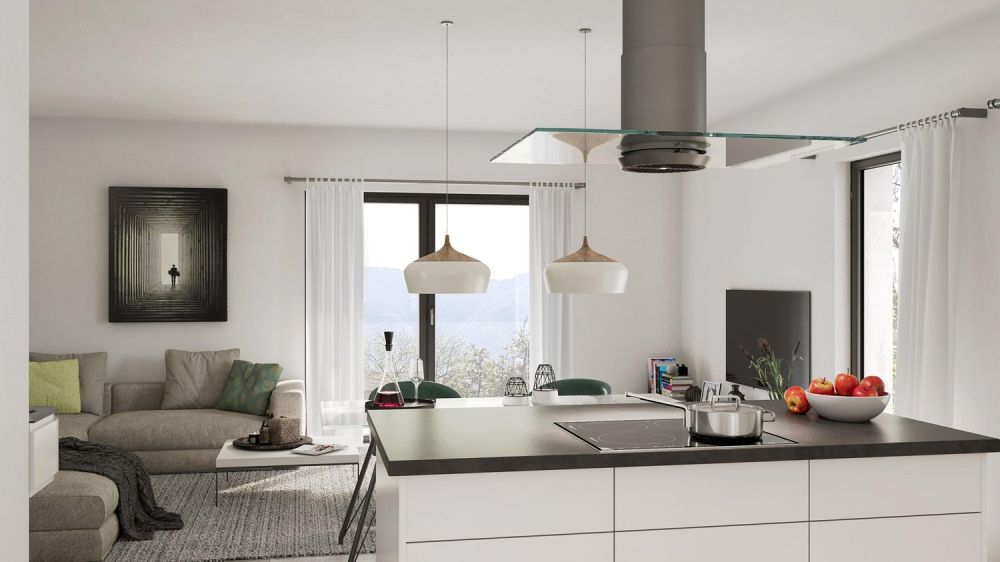 BELLISSIMO 3.5 LOCALI ULTIMO PIANO CON ROOF TOP A VACALLO -  Bild 2