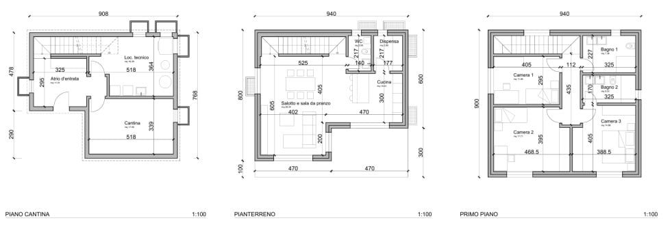 4 Case unifamiliari moderne con giardino e vista aperta | 4 Moderne, freistehende Einfamilienhäuser mit Garten - 4 Case unifamiliari moderne con giardino e vista aperta | 4 Moderne, freistehende Einfamilienhäuser mit Garten - 4