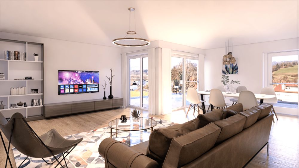 Prächtiges neues Attikapartment mit hohem Standard in PPE mit 3,5 Zimmern und Parkplatz im Garage -  Bild 9