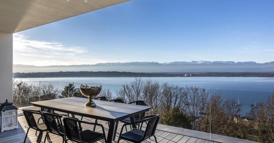 Villa contemporaine neuve, Cologny, vue lac - Maison 10 pièces - image - 4