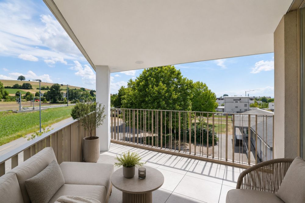 Murtensee vor der Tür - Exklusive 5.5-Zimmer-Dachwohnung - möblierter Balkon