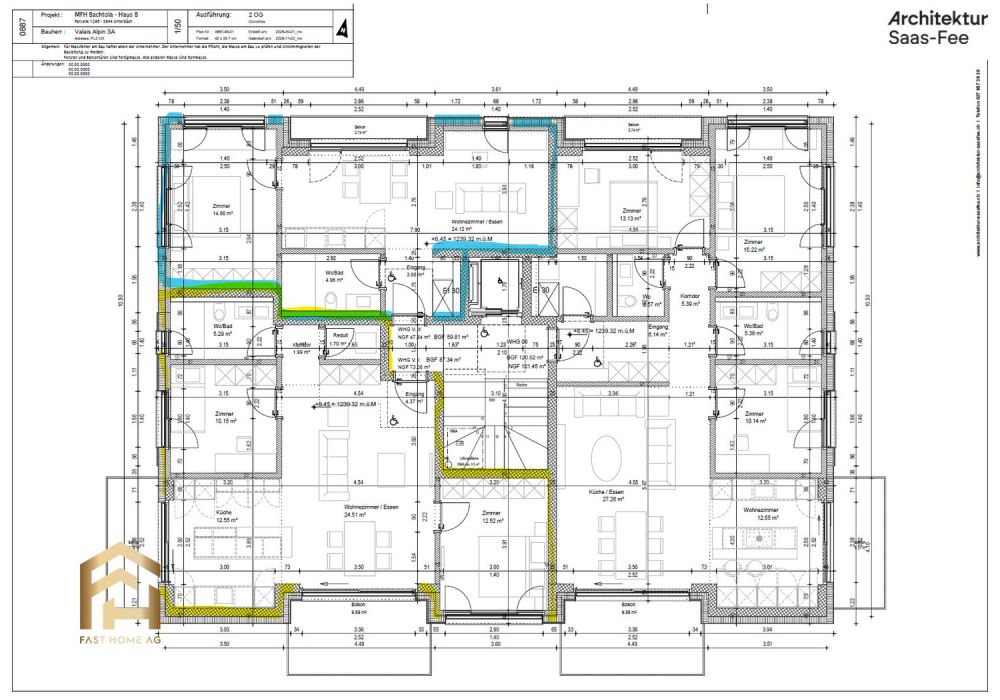 Innovatives Neubau-Projekt: Hochwertige 2,5 ZWG Wohnung - Unterbäch 2.5 ZWG