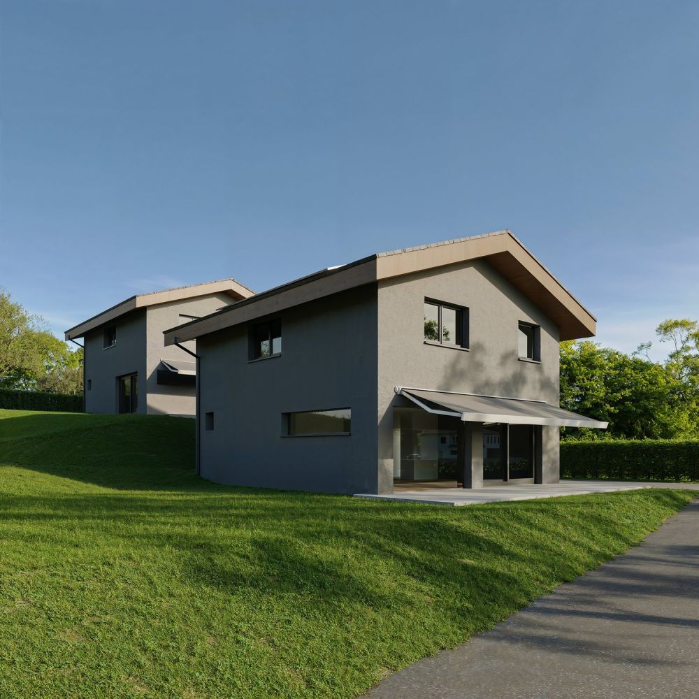 Nouvelle promotion à Miège de 2 magnifiques villas de 4.5 pièces avec vue exceptionnelle -  Bild 1