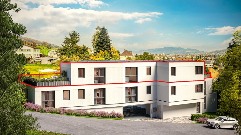 Moderne 5.5-Zimmer-Neubauwohnung im Attikageschoss in Menziken -  Bild 2