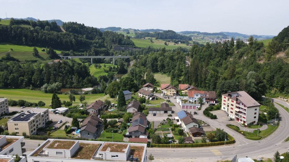 Eigenheim in grüner Umgebung - Weitsicht