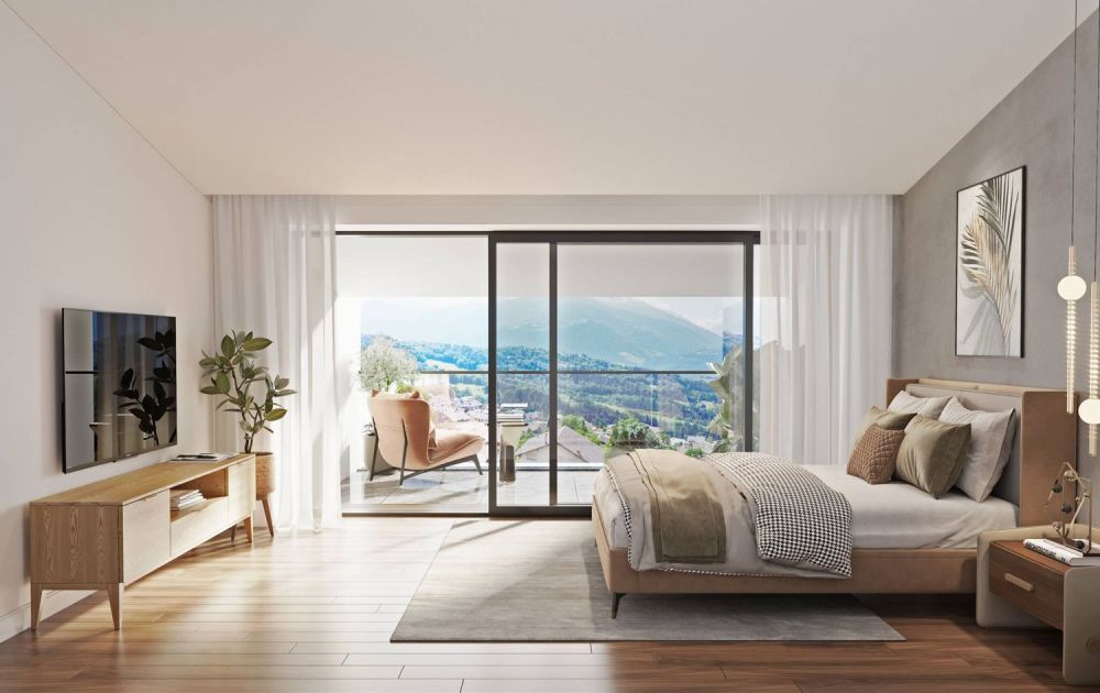 Geräumige Wohnung mit 3.5 Zimmern - Panoramablick -  Bild 3