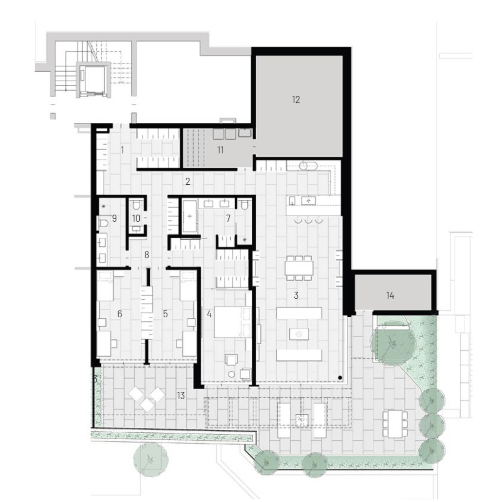 Neubau: 4.5-Zimmer-Terrassenwohnung, 172 m² - Wohnen am Sonnenhang -  Bild 6