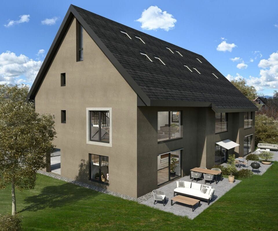 Neues 5.5-Zimmer Reiheneckhaus mit Garten in Grüningen kaufen -  Bild 2