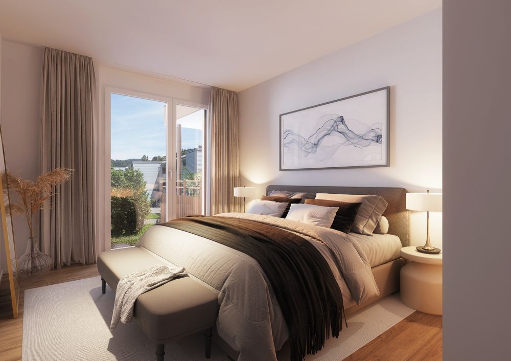 Exklusive 4.5-Zimmer-Wohnung mit zwei Balkonen  Natur und Stadt vereint -  Bild 4