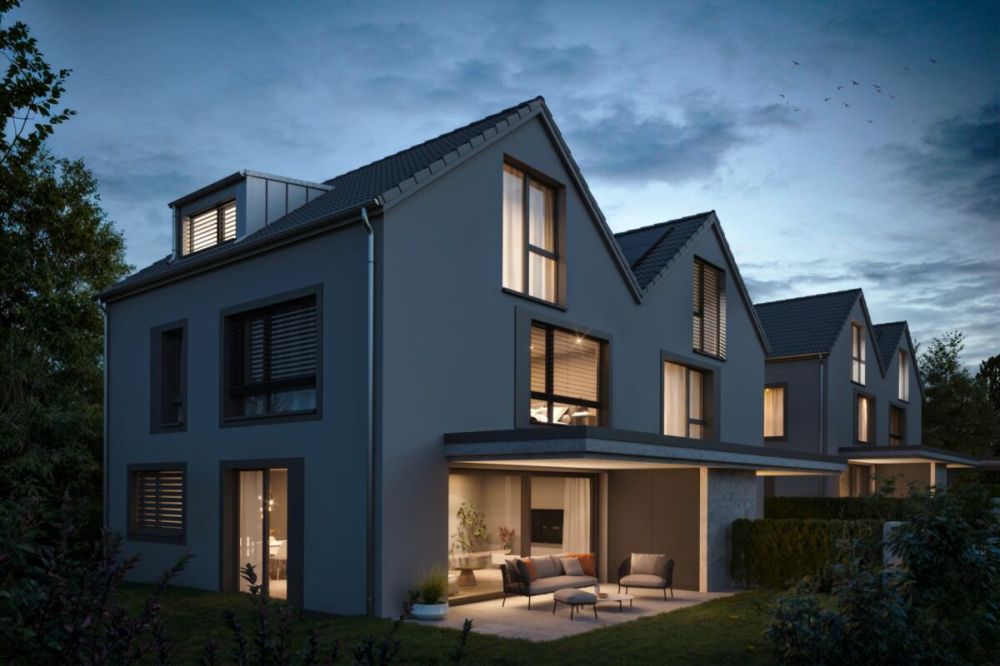 Letzte Möglichkeit: Exklusiv und an 1A Lage - 5.5 Z' DEFH mit Carport und AAP - Gartenansicht