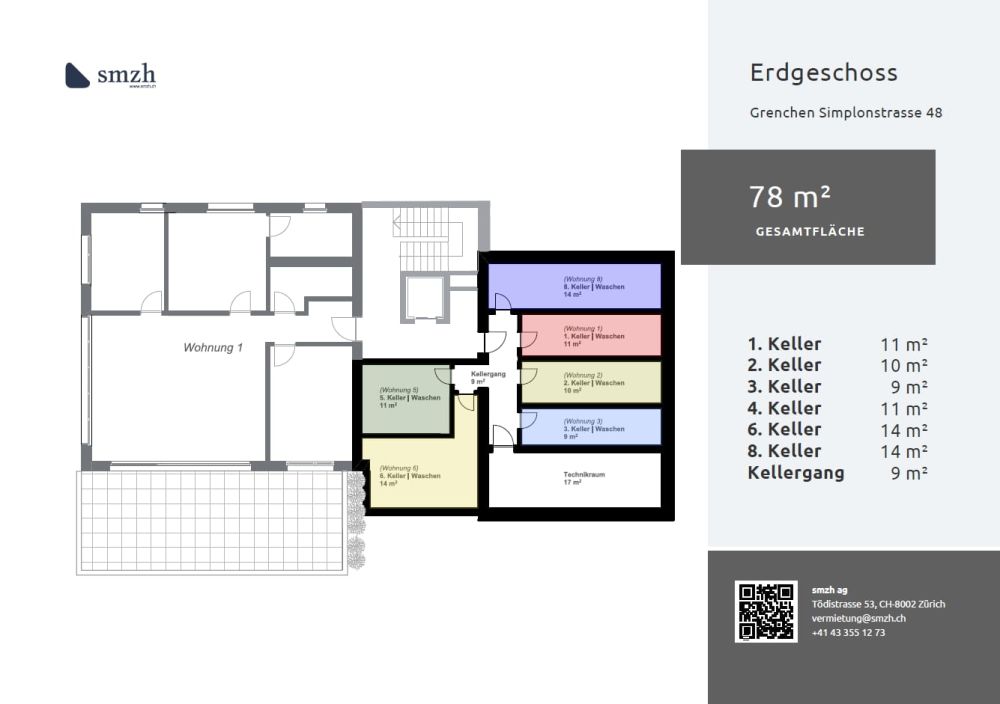 Moderne 4.5-Zi-Wohnung mit Terrasse in Grenchen -  Bild 3