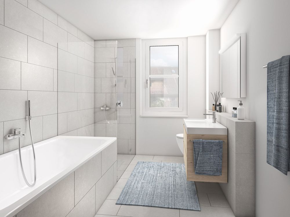 "Wohnen in Eschikofen" - attraktive 4.5 Zimmer-Neubau-Wohnung Dachgeschoss mit Estrich -  Bild 3