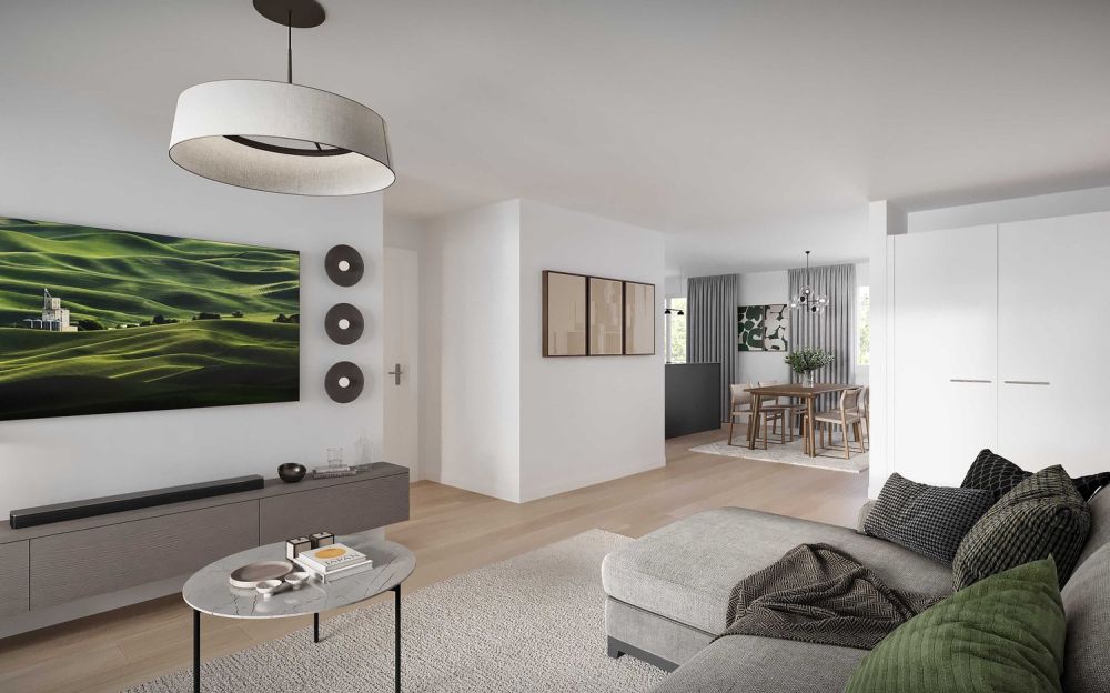 Neubau: Moderne 2.5 Zimmer-Wohnung im Erdgeschoss mit Gartenanteil -  Bild 5