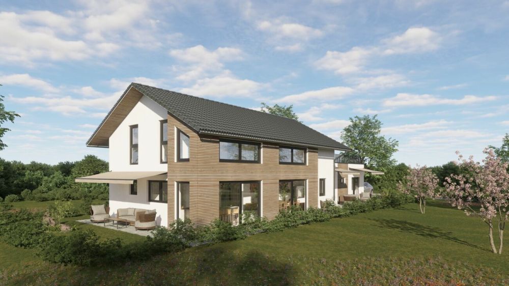 Exklusives Einfamilienhaus mit grosser Terasse, einer Einliegerwohnung und Berg- und Seesicht -  Bild 2