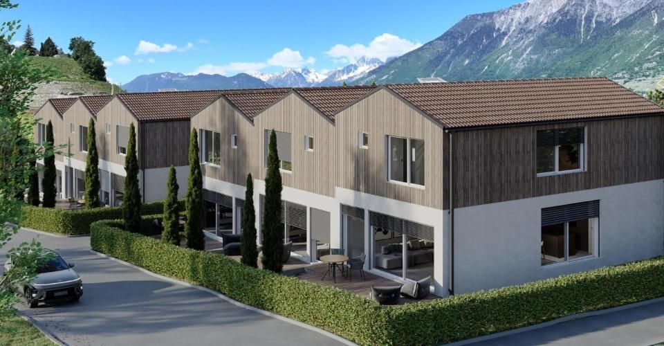 Belle villa jumelée de 4.5 pièces à Saxon en Valais - Maison jumelée 4.5 pièces - image - 1