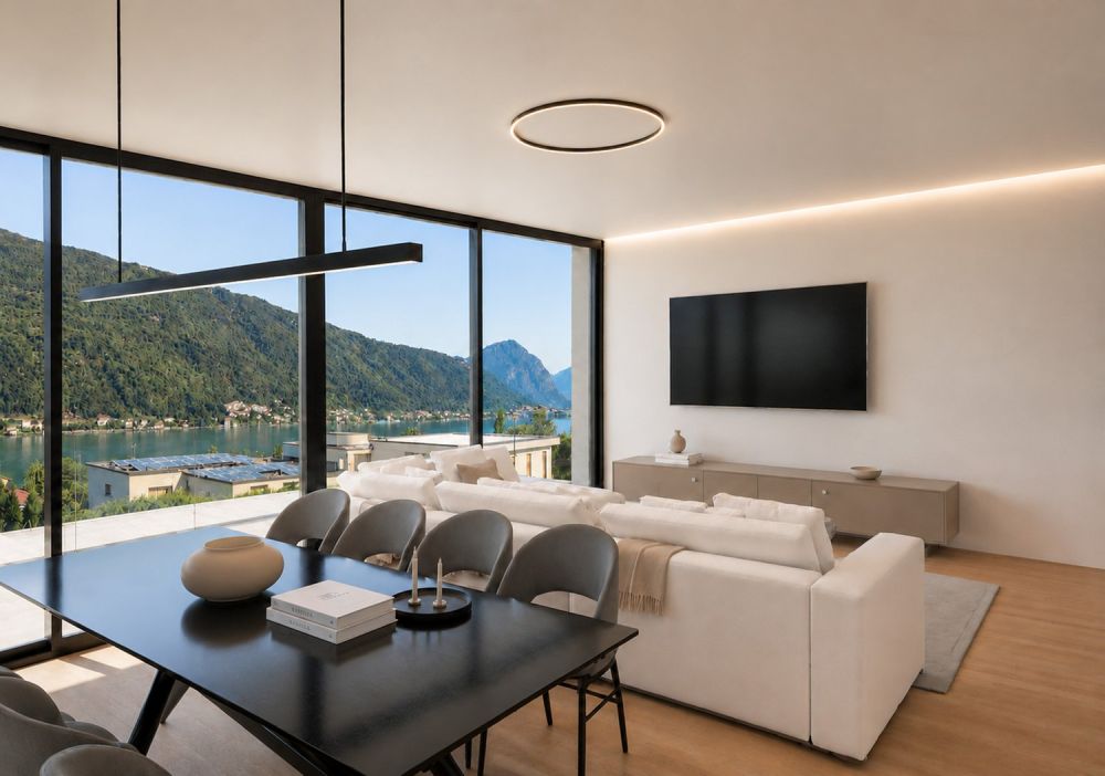 Villa vista lago in costruzione a Brusino Arsizio -  Bild 2