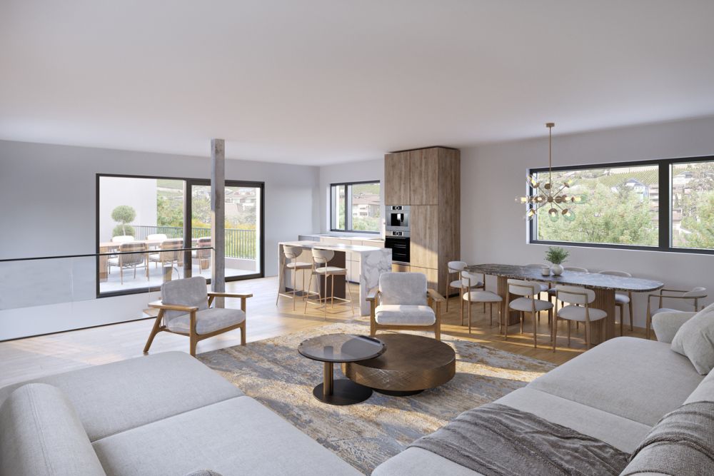 "ROCHER EN VILLE" 6 VILLAS DE STANDING AU COEUR DE SION -  Bild 6