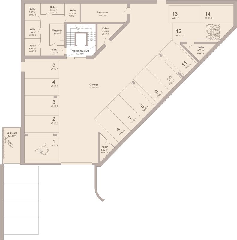 1.5-Zimmer-Wohnung 1. OG ERSTWOHNSITZ -  Bild 6