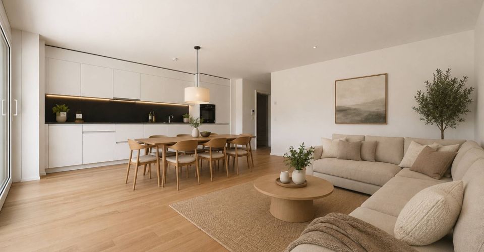Appartement neuf de 3.5 pièces avec terrasses et jardins - Appartement 3.5 pièces - image - 2