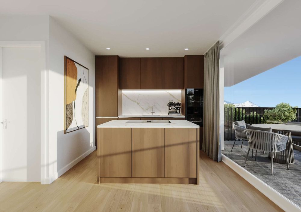 Luxuriöse 4 1/2 Zimmer Neubau Wohnung - Wohnung 102_Ku?che