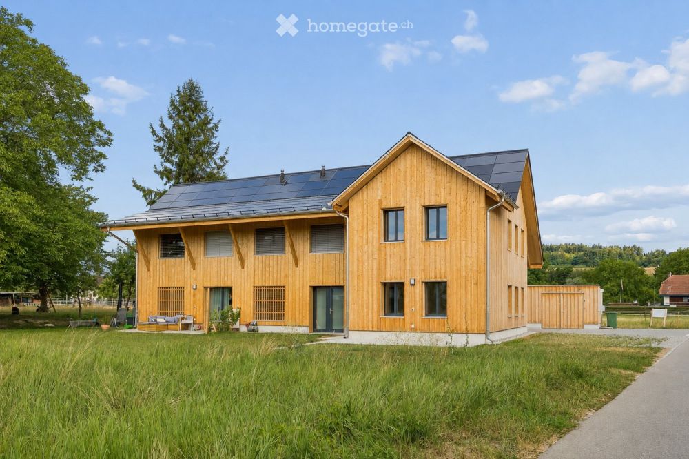 2x Moderne 3.5-Zimmer-Maisonette-Wohnung in Worben – Neubau 2025 -  Bild 1