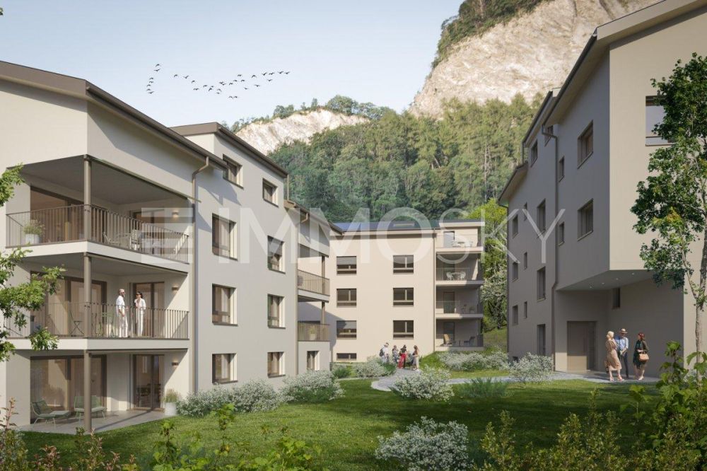 Ihr Dachtraum zwischen Stadt und Natur - Überbauung "Triangel" (Visualisierung)