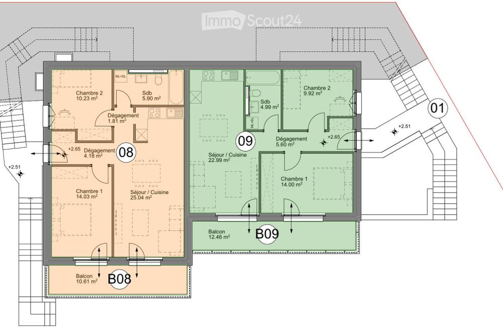 3,5 pièces neuf au Châble, 4 lots dès CHF 630'000.- -  Bild 3