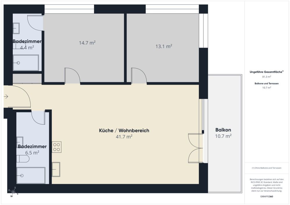 Ankommen & Wohlfühlen: 3.5-Zimmer-Neubau Gartenwohnung -  Bild 9