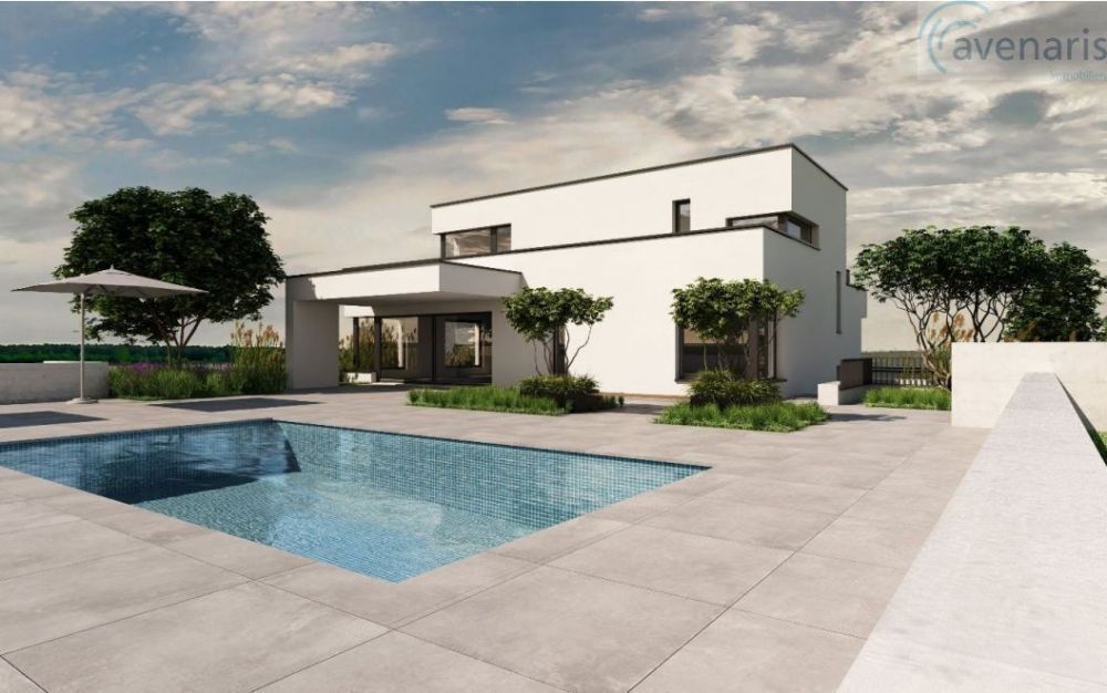 Exklusives Einfamilienhaus mit Pool - Wohnen mit Stil und Komfort - Aussenansicht / Exterior view