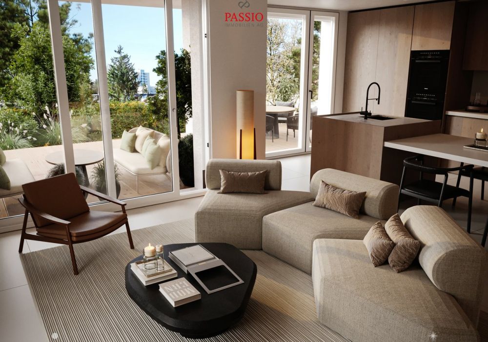 3.5-Zimmer-Erdgeschosswohnung - Modern wohnen mit grossem Sitzplatz -  Bild 4
