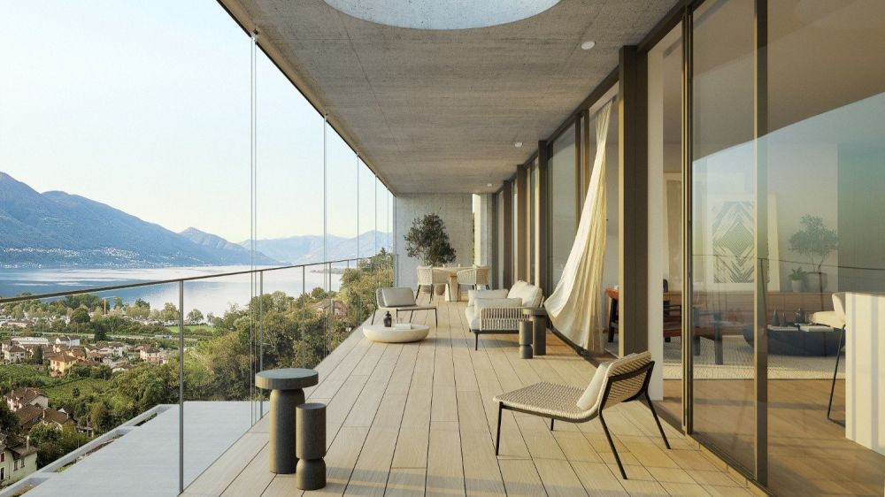 Residenze Tendro - Appartamenti esclusivi con giardino e vista lago a Tenero-Contra (TI) - Bild 3