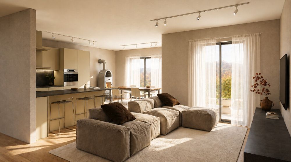 NOVAGGIO  NUOVO 4.5 LOCALI CON GIARDINO PRIVATO - 3