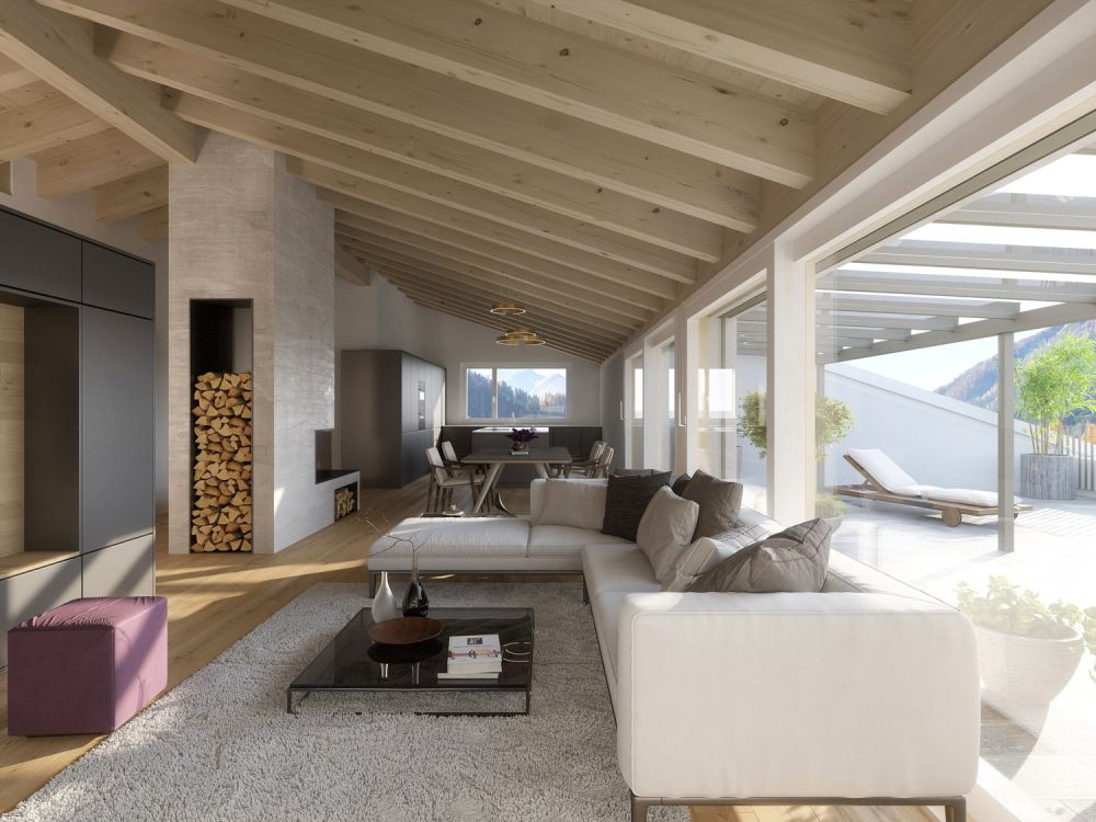 Exklusiver Zweitwohnsitz in Davos-Frauenkirch! 4.5-Zimmer-Dachwohnung -  Bild 5