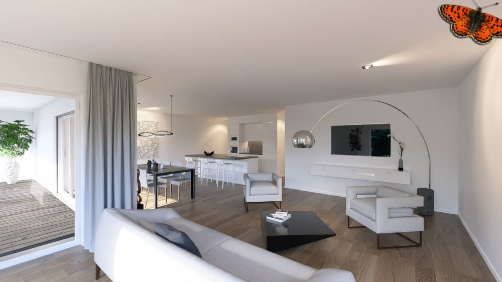 Prachtvolle 4,5-Zimmer-Duplexwohnung in Villars-sur-Glâne -  Bild 1