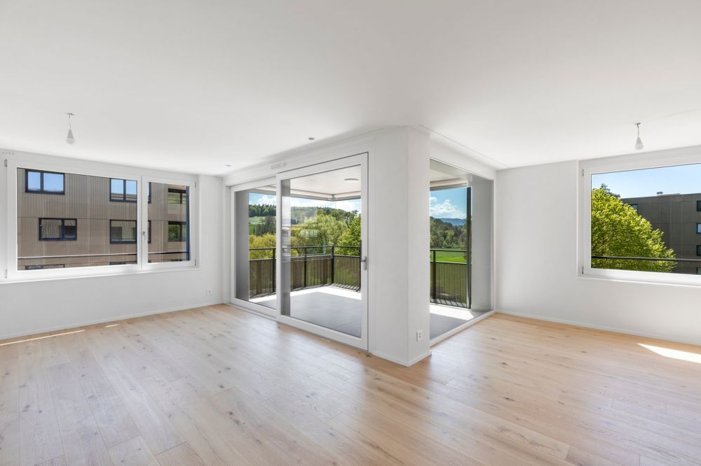 Bel appartement lumineux de 4,5 pièces avec vue et dégagement - Bild 1