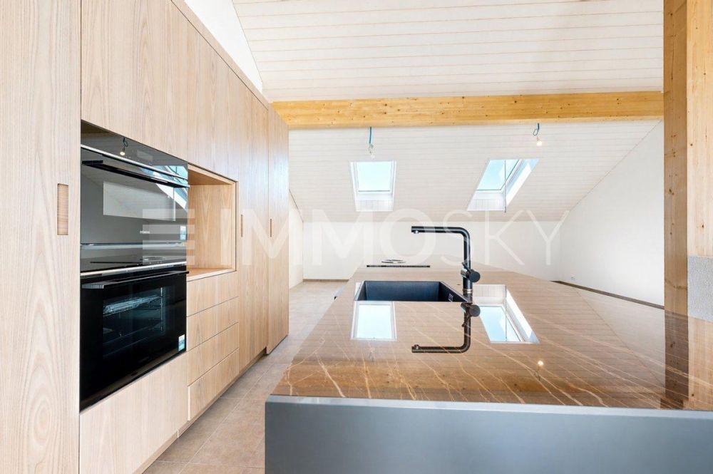 Superbe duplex 4.5 pièces neuf au coeur de Sullens (lot 2) - Somptueuse cuisine